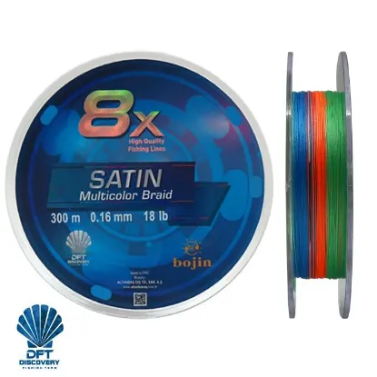 Discovery Bojin Satin  8x Multi Color İp Misina 300 mt resmi