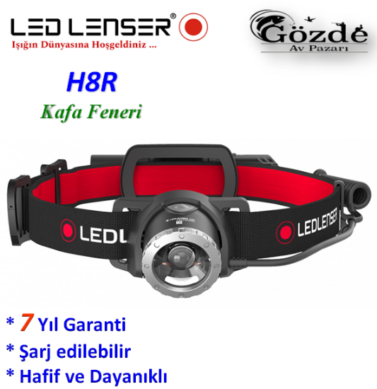 Led Lenser H8R  Kafa Feneri  ( Şarjlı ) resmi