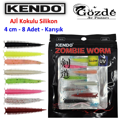 Kendo Zombie Worm Lrf Silikonu 4 cm 8 Adet (Karışık Renk) için ayrıntıları göster Kendo Zombie Worm Lrf Silikonu 4 cm 8 Adet (Karışık Renk) resmi